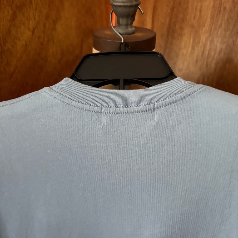 AMBUSH sz S Waist Pocket Tshirt Light Blue Jersey Shirt Short Sleeve - Picture 10 of 14